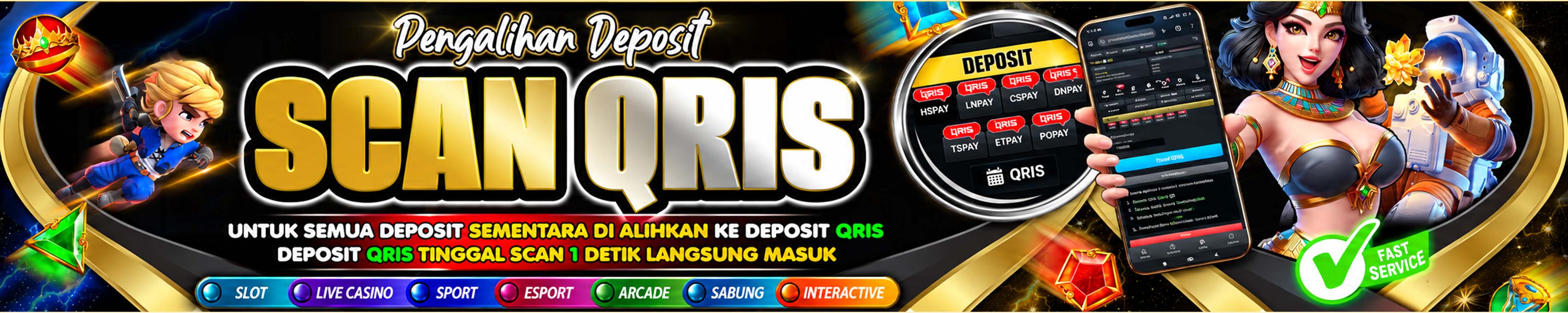 PENGALIHAN DEPOSIT QRIS - PRESIDENSLOT